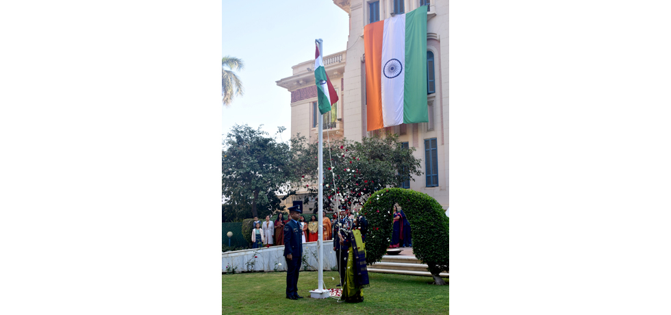 Celebration of 76th Republic Day of India at 'India House' by Embassy of India, Cairo 